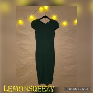 Forest green dress